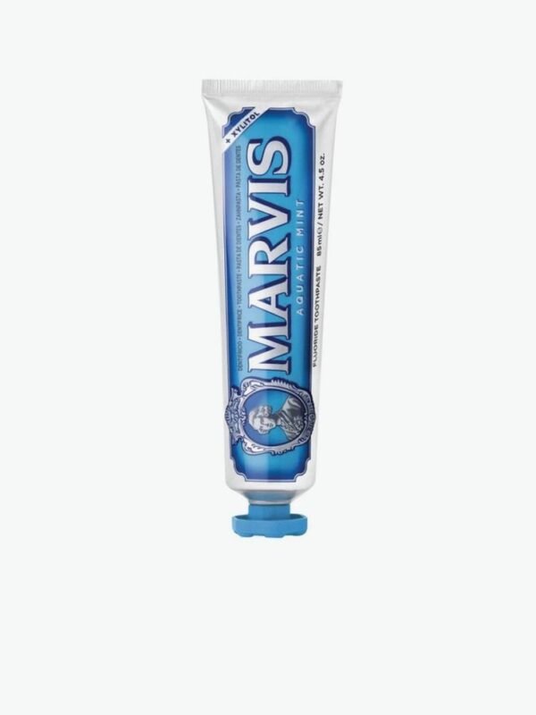MARVIS Aquatic Mint Toothpaste Intense Freshness, Plaque Removal, Sparkling White Smile 85ml