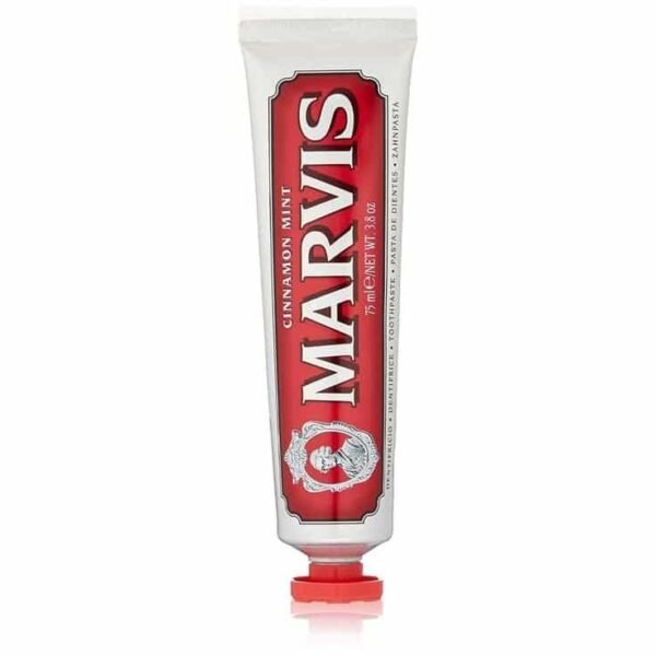 MARVIS Cinnamon Mint Toothpaste Intense Freshness, Plaque Removal, Sparkling White Smile 85ml