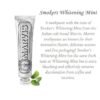 MARVIS Smokers Whitening Mint Toothpaste Intense Freshness, Plaque Removal, Sparkling White Smile 85ml