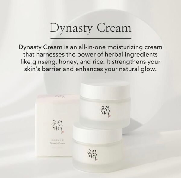 Beauty of Joseon Dynasty Cream Facial Moisturizer for Dry, Acne-Prone, Sensitive Skin. 50ml