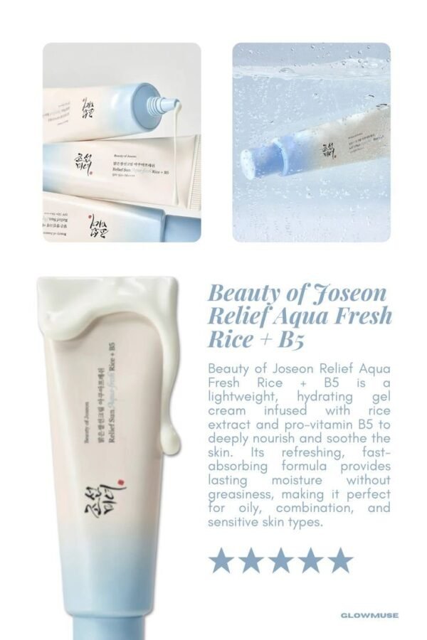 Beauty of Joseon Relief Sun Aqua Fresh (Rice + B5) (SPF50 + PA++) 50ml