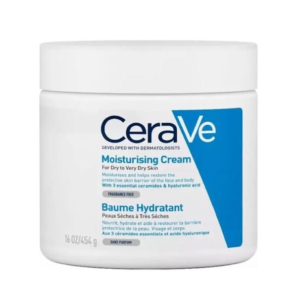 Cerave moisturizing cream daily face, body & hand moisturizer for dry to very dry skin340g|454g