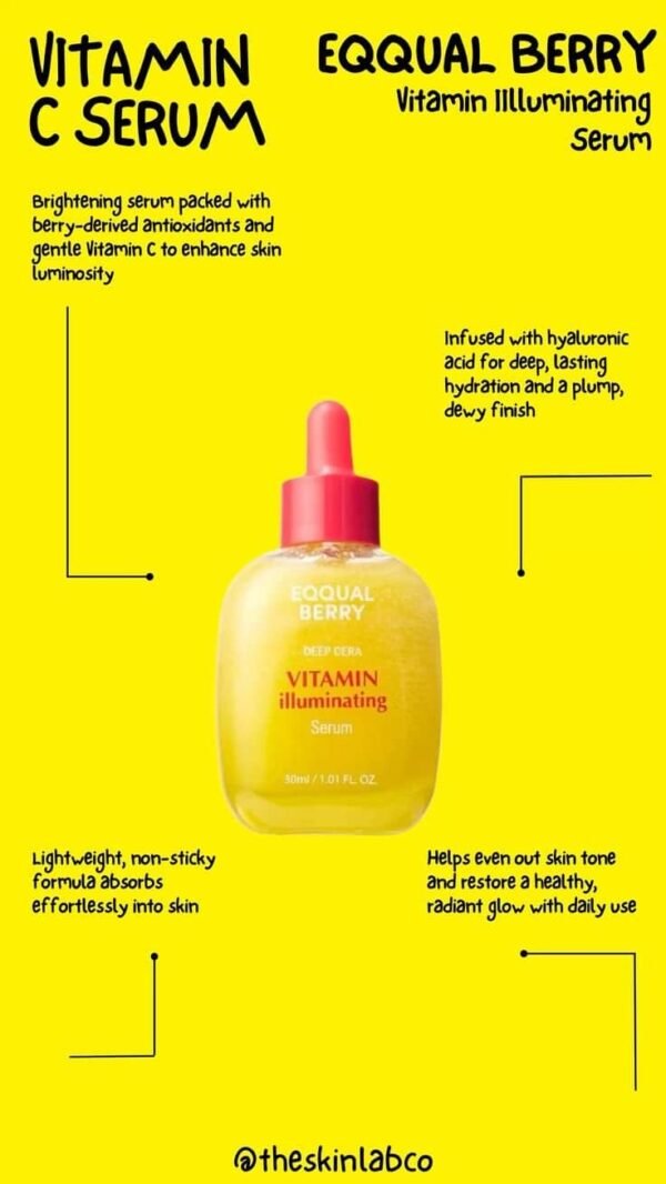 eqqualberry Deep Cera Vitamin illuminating Serum 30ml
