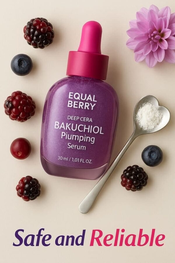 Eqqual Berry Deep Cera Bakuchiol Plumping Serum 30ml