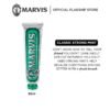 MARVIS Classic Strong Mint Toothpaste Intense Freshness, Plaque Removal, Sparkling White Smile 85ml