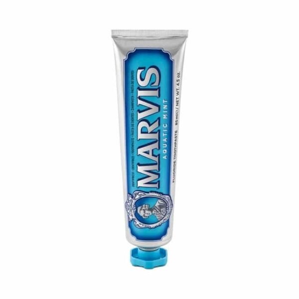 MARVIS Aquatic Mint Toothpaste Intense Freshness, Plaque Removal, Sparkling White Smile 85ml