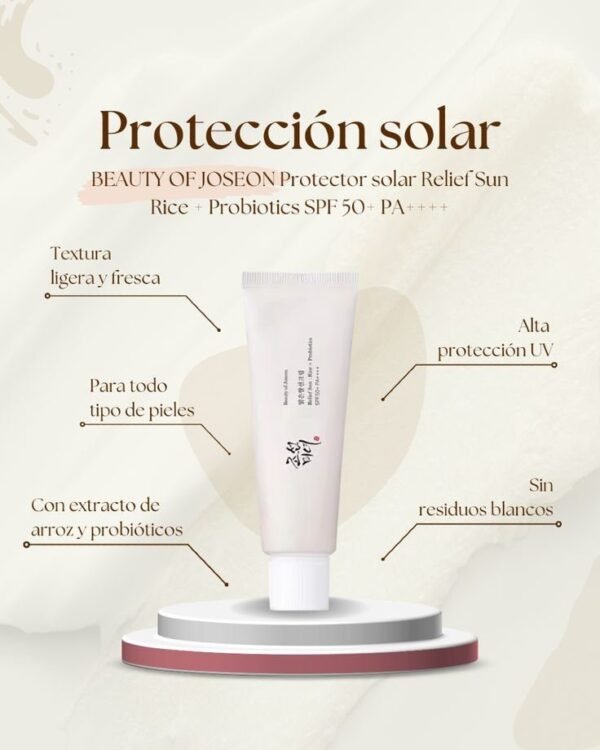 Beauty of Joseon Relief Sun Rice For All Skin Type + Probiotic Spf50+ 50Ml