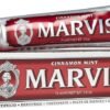 MARVIS Cinnamon Mint Toothpaste Intense Freshness, Plaque Removal, Sparkling White Smile 85ml