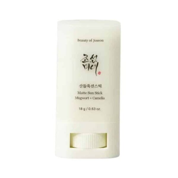 Beauty of Joseon Matte Sun Stick with Mugwort and Camellia (SPF 50+ PA+++) - Lightweight, Oil-Control Sunscreen 18g