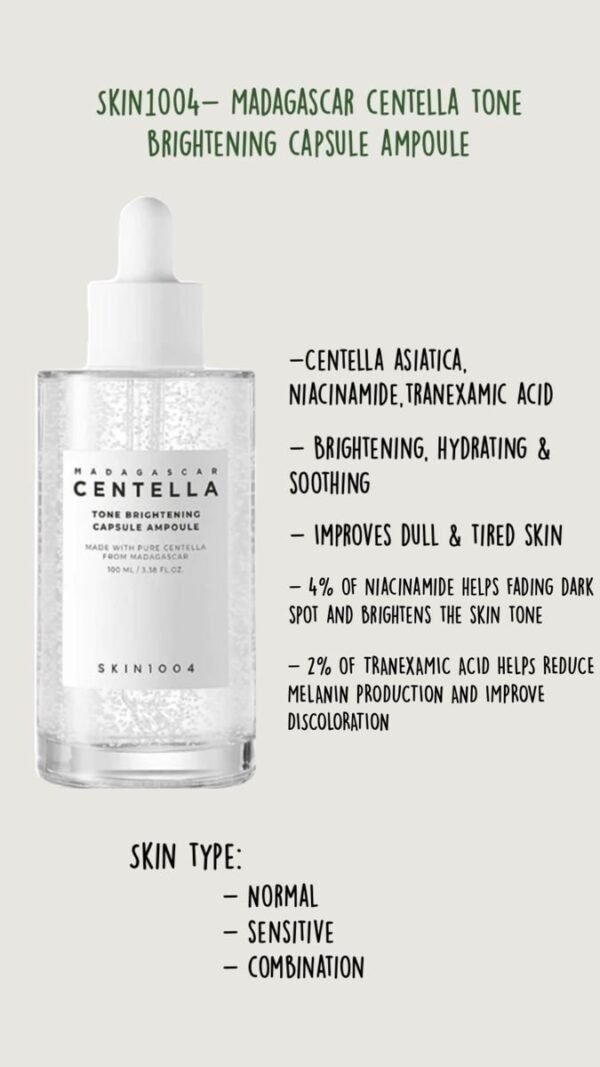 SKIN1004 Madagascar Centella Tone Brightening Capsule Ampoule 100ml
