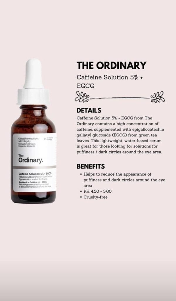 The Ordinary Caffeine Solution 5% + EGCG 30ml