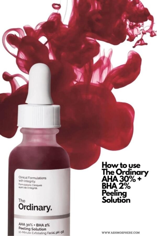 The Ordinary AHA 30% + BHA 2% Peeling Solution - An Advanced-Level Exfoliating Peel 30ml