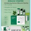 Some by Mi AHA.BHA.PHA 30 Days Miracle Starter Kit 4 Pcs Set (Toner 30ml+Serum 10ml+Cream 20g+Cleansing Bar 25g)